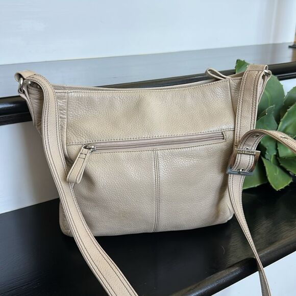 Stone & Co. Renaissance Genuine Leather Shoulder Bag Purse Crossbody Pebbled - Picture 4 of 12